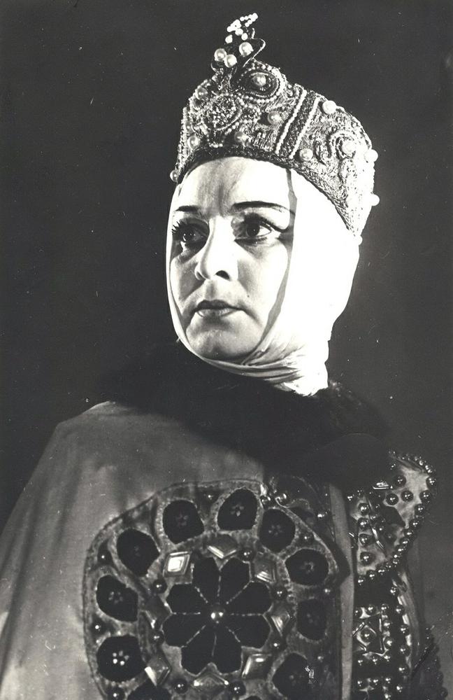 1956 год, заслуженная артистка РСФСР Вера Дикопольская в роли Ярославны в опере Князь Игорь