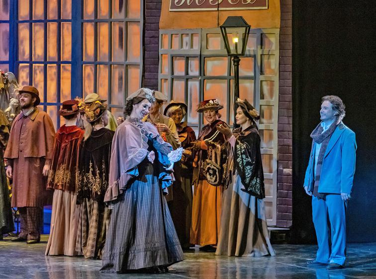 Премьера возобновленной версии оперы Дж. Пуччини "Богема". 16 января. Фото Андрея Голубева