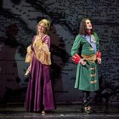 Екатерина - Дарья Аброськина, Петр Первый - Виталий Савельев